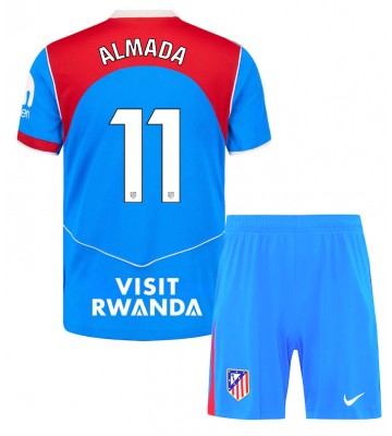 Atletico Madrid Thiago Almada #11 Tredjetrøje Børn 2025-26 Kortærmet (+ Korte bukser)
